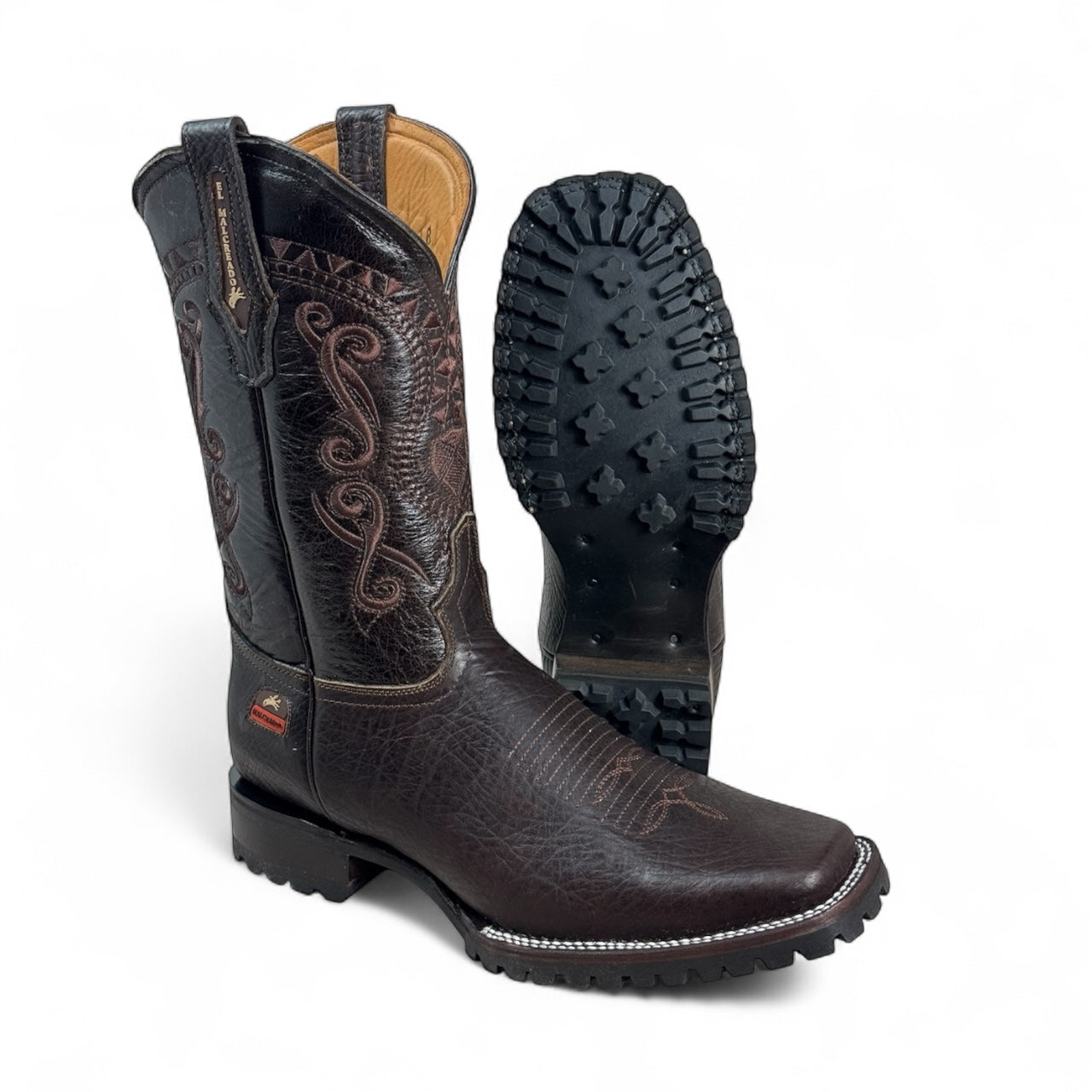 Rodeo Pro Piel Buffalo Americano Genuina