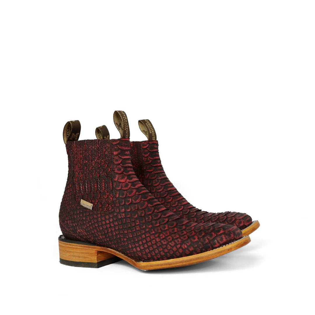 Botin de piton completo blackcherry RB315