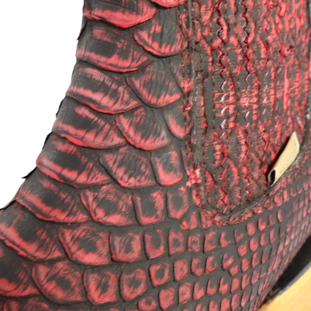 Botin de piton completo blackcherry RB315