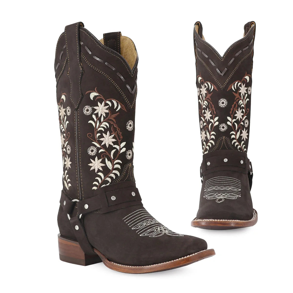 Bota Vaquera En Piel Genuina| Famosa Choco