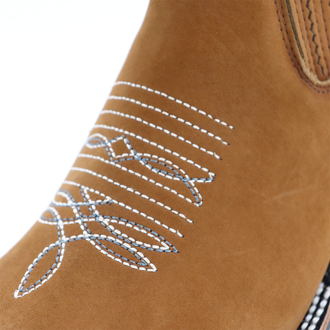 Botín zeus de piel original RB412