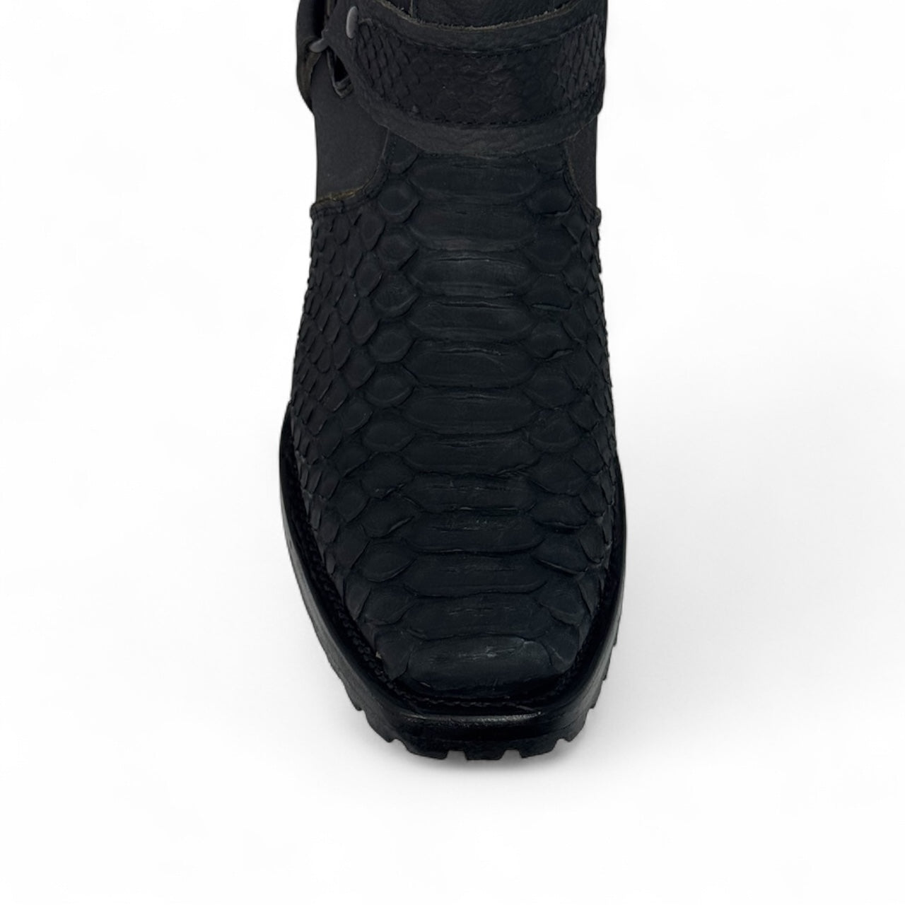 Botin Dubai Piel de Pitón Genuina estilo migue RB319