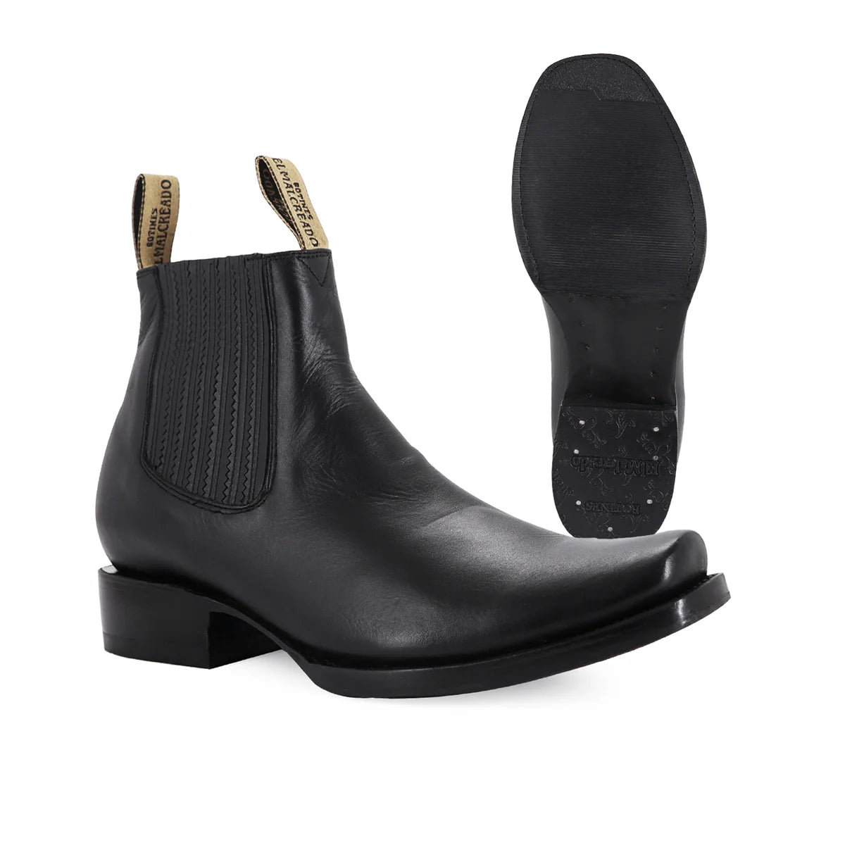 Botín Elegante Piel Genuina | negro
