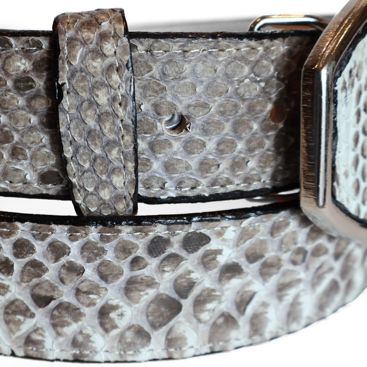 Cinturon piel de piton natural HC