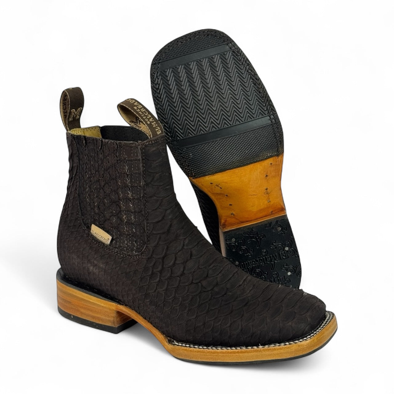 Botin Premium Pitón original RB313 | Cafe
