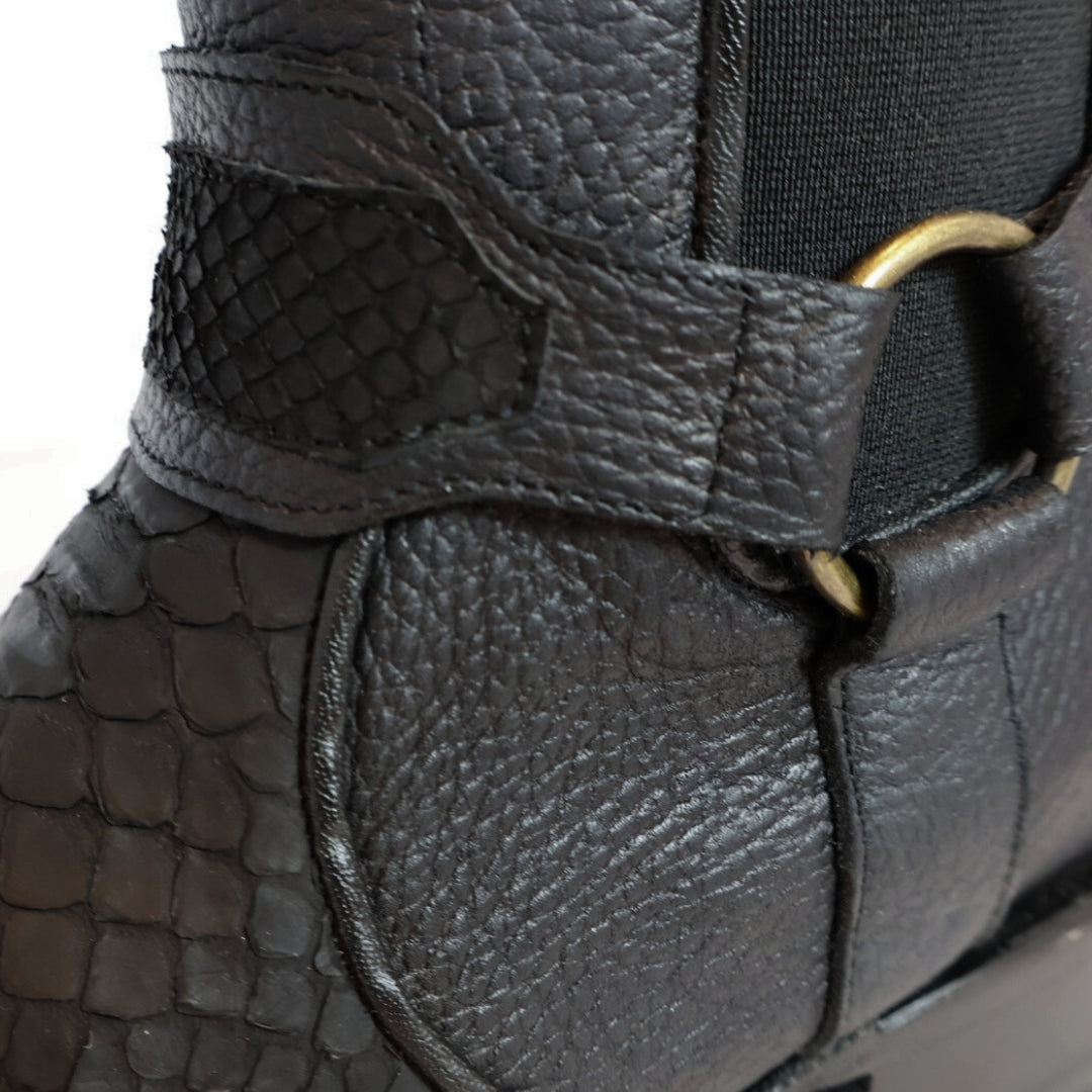 Botin de piton dubai estilo migue RB319