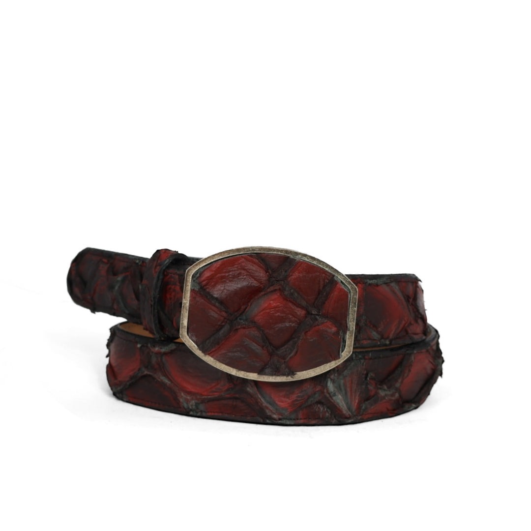 Cinturon piel de pescado blackcherrie HC