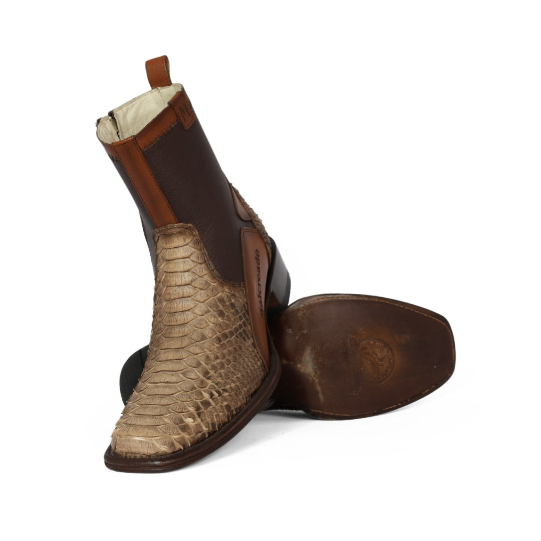Botin evan piel de piton RB325