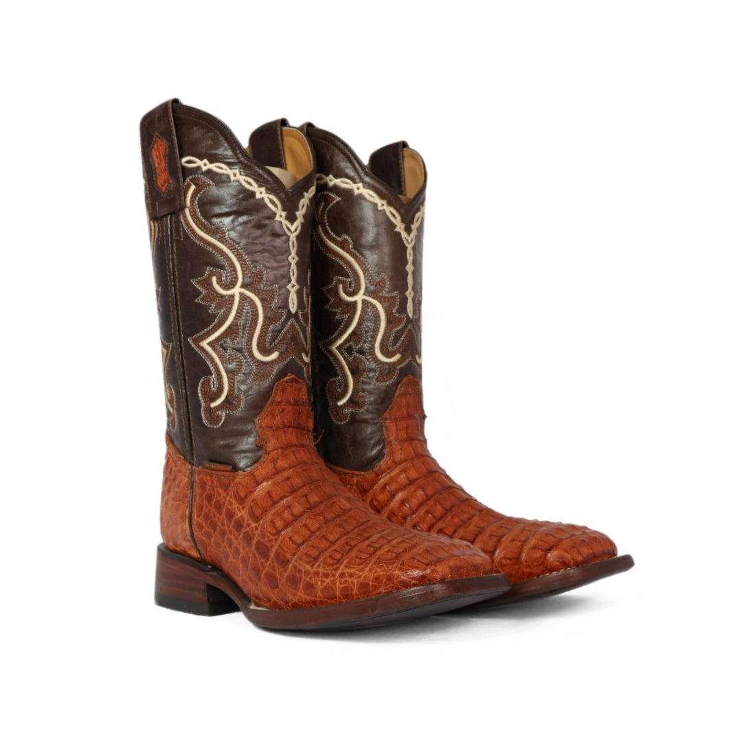 Bota Bulldog Cocodrilo RB116 Coñac