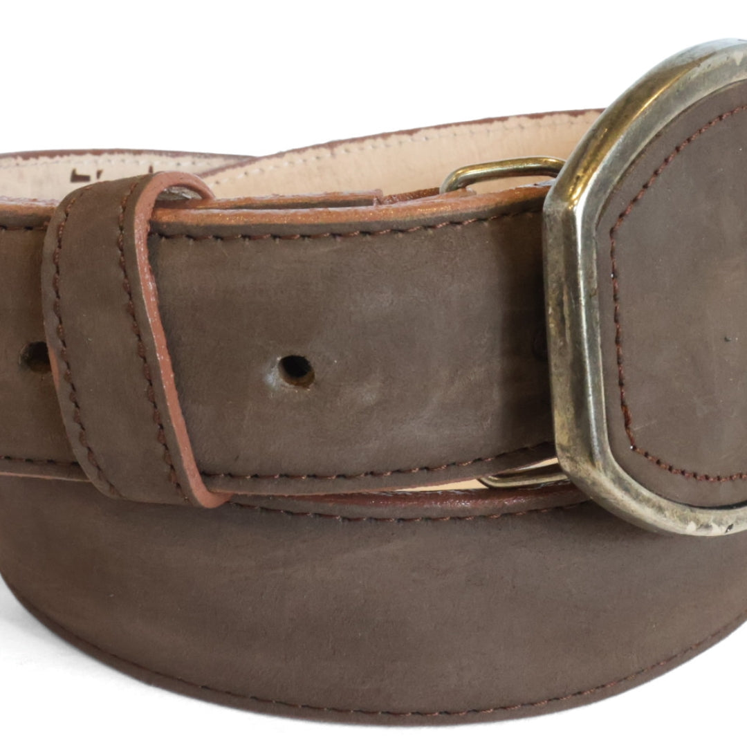 Cinturón de res café HC
