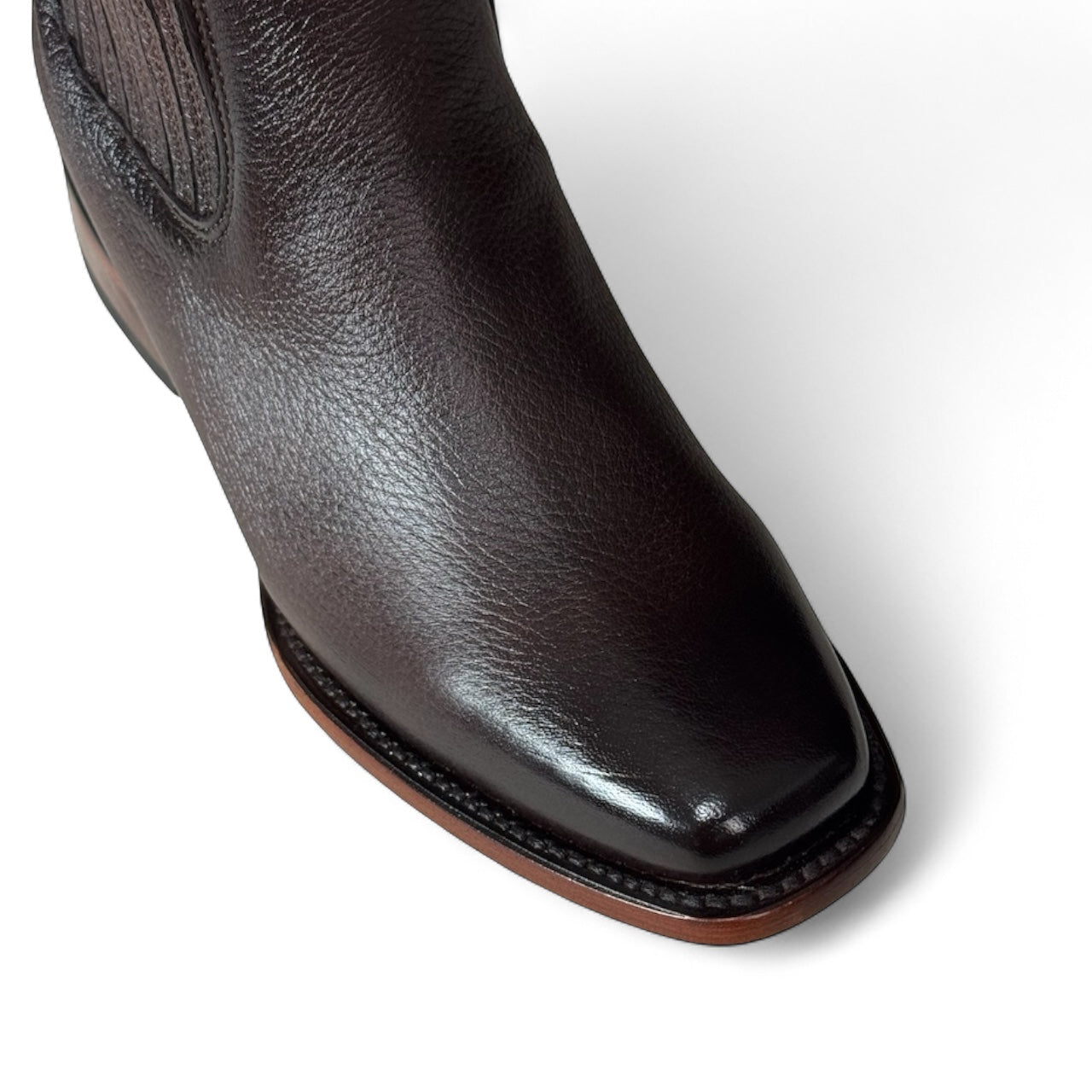 Botín Elegante piel Venado Genuina | 704 Café