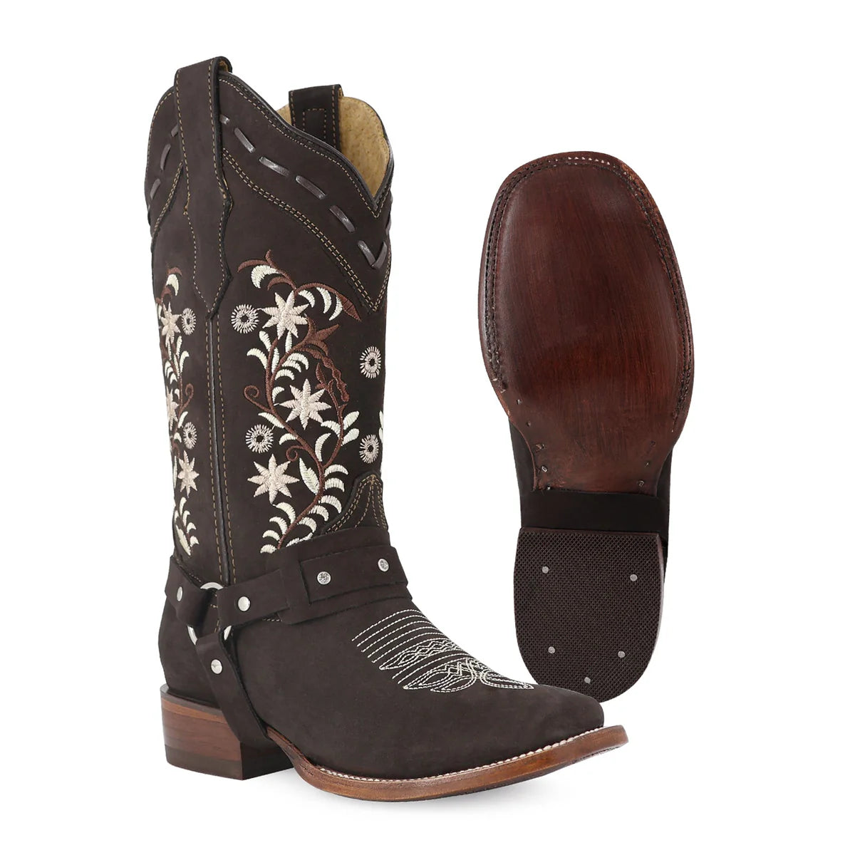 Bota Vaquera En Piel Genuina| Famosa Choco