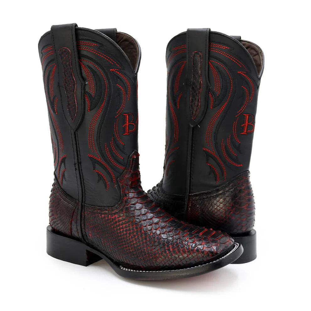 Bota Bulldog Piel de Python Original RB127 Red Devil