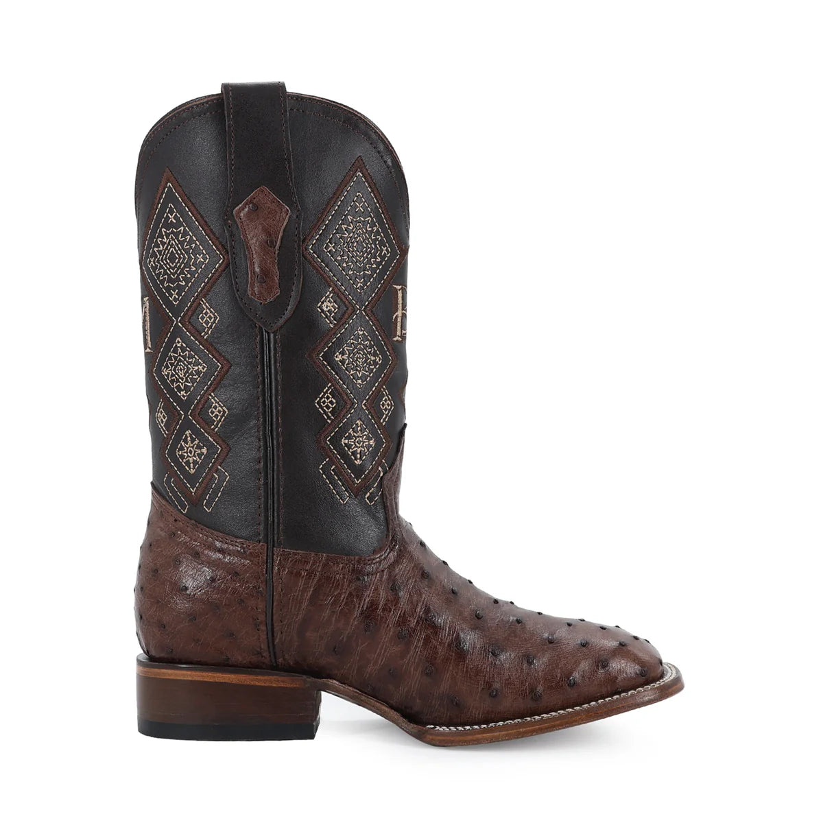Bota de avestruz en piel original RB105
