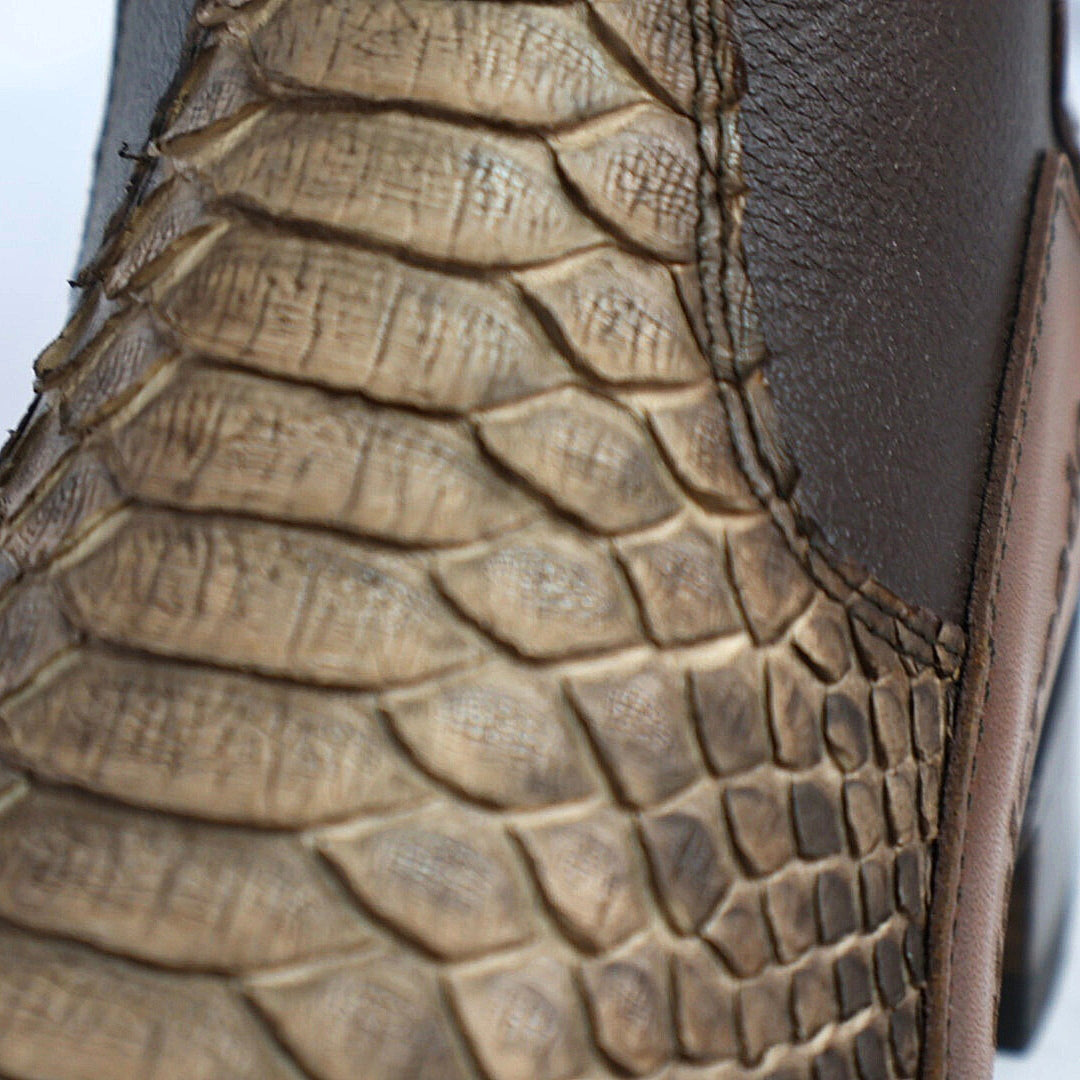 Botin evan piel de piton RB325