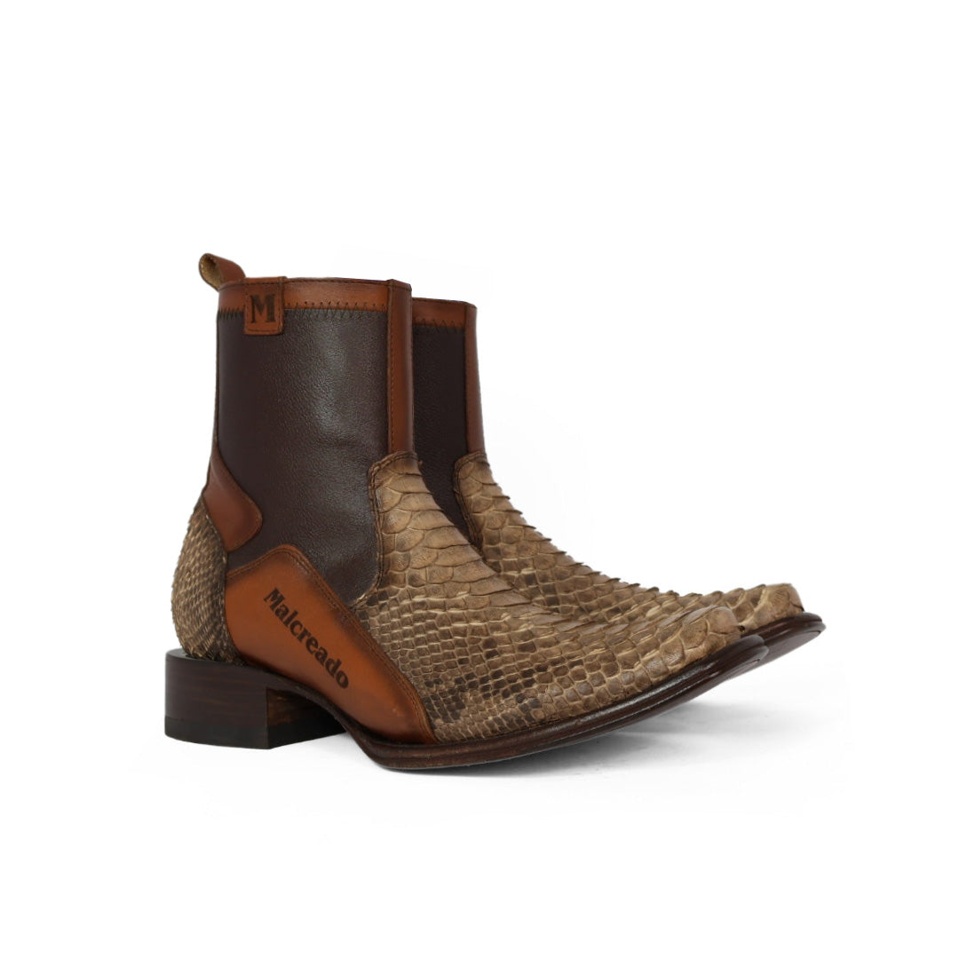 Botin evan piel de piton RB325