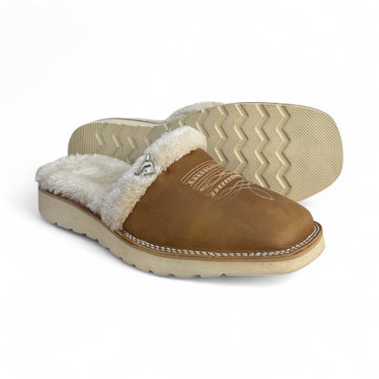 Pantufla vaquera miel RBP2