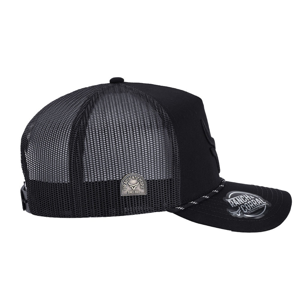 Gorra Ranch & Corral Total Black 5