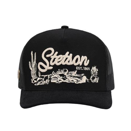 Gorra Stetson Auténtica Negra Clásica