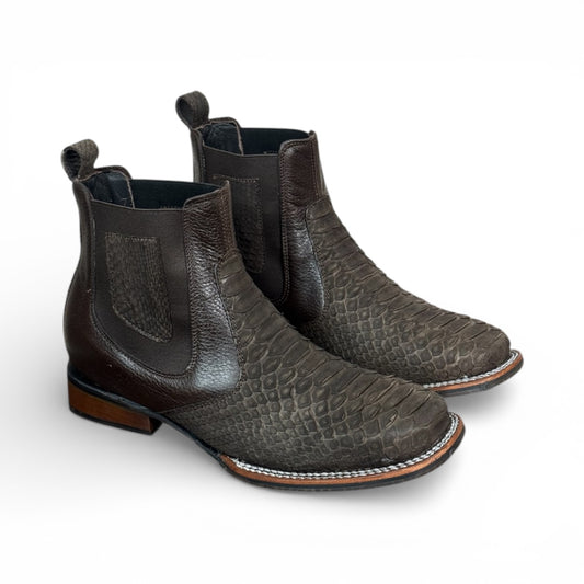 Botín cabron y vago piel de piton original RB311