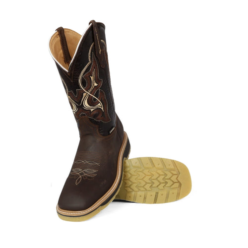 Bota boxer de trabajo cafe RB213