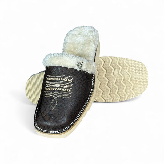 Pantufla Vaquera Piel de Toro Genuina RBP4