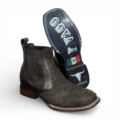 Botín cabron y vago piel de piton original RB311