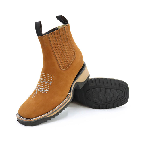 Botín zeus de piel original RB412