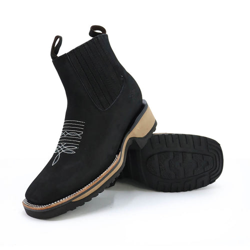 Botín zeus de piel original RB411