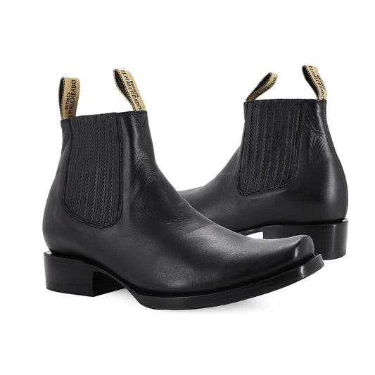 Botín Elegante Piel Genuina | negro