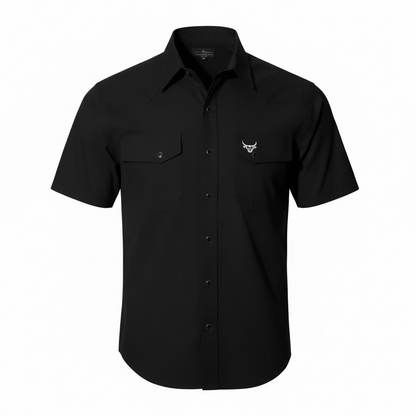 Camisa Lost Calf  original Negra Manga corta