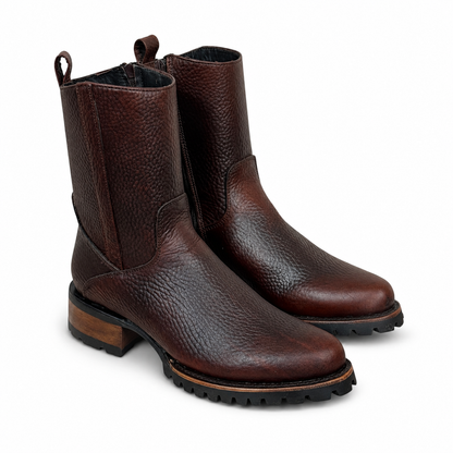 Bota Columbus  Graso en Piel Genuina Para Trabajo