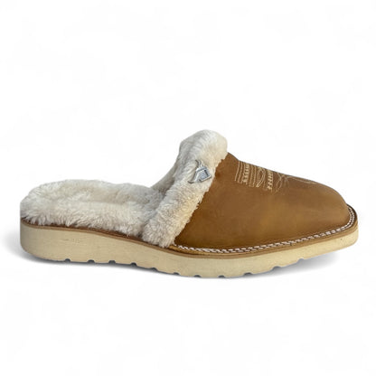 Pantufla vaquera miel RBP2