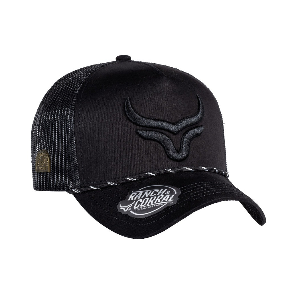Gorra Ranch & Corral Total Black 5