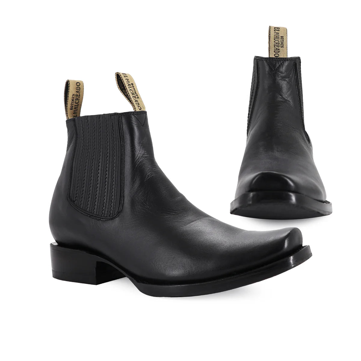Botín Elegante Piel Genuina | negro