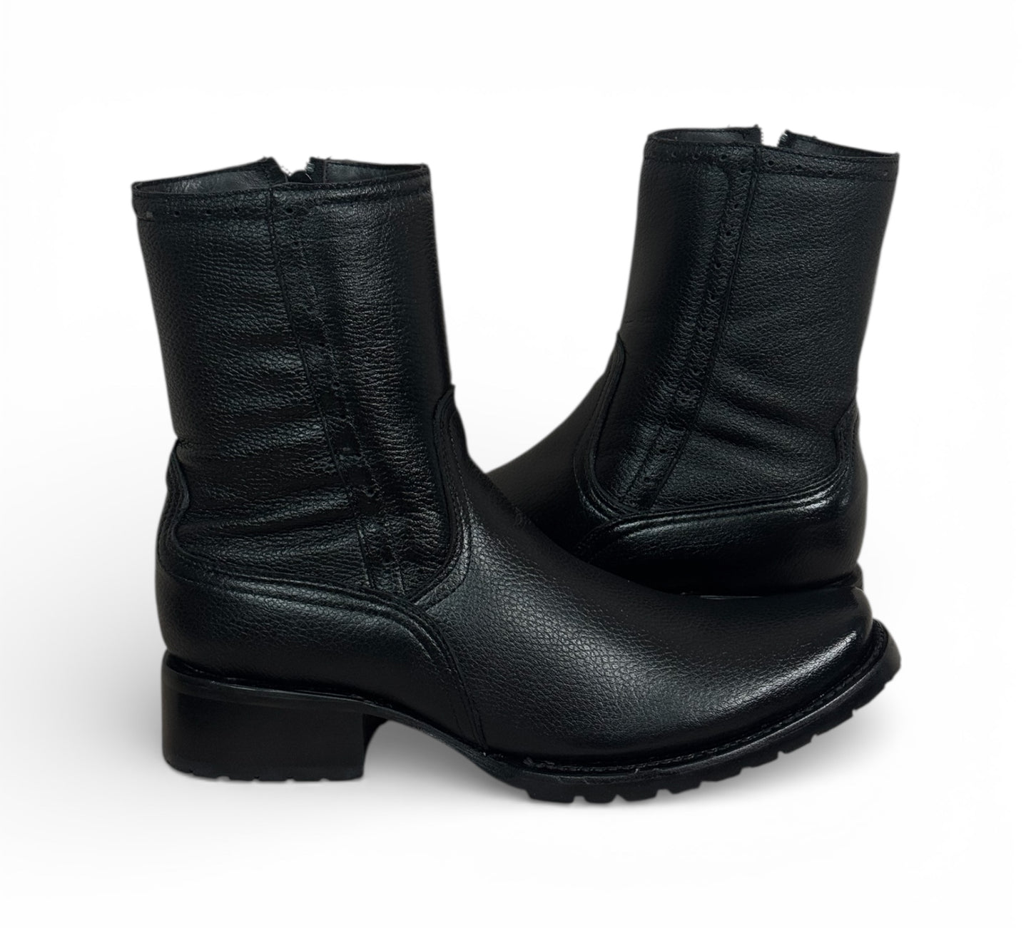 Detroit en Piel de Venado Genuina color negro