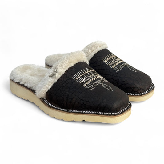 Pantufla Vaquera Piel de Toro Genuina RBP4