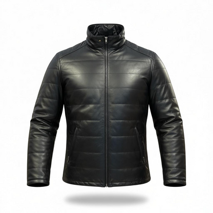 Chamarra London Black En Piel Genuina