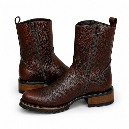 Bota Columbus  Graso en Piel Genuina Para Trabajo