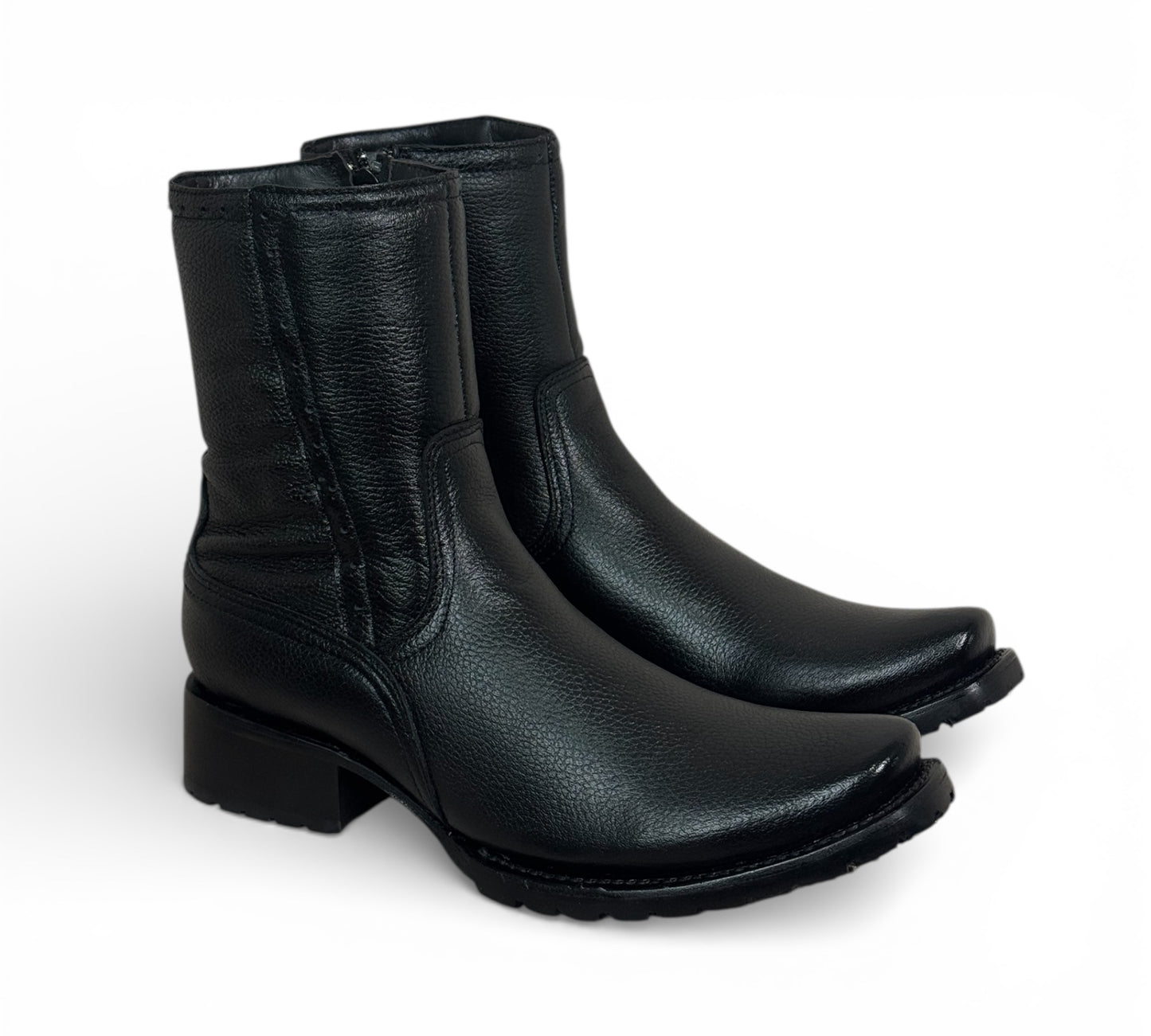 Detroit en Piel de Venado Genuina color negro