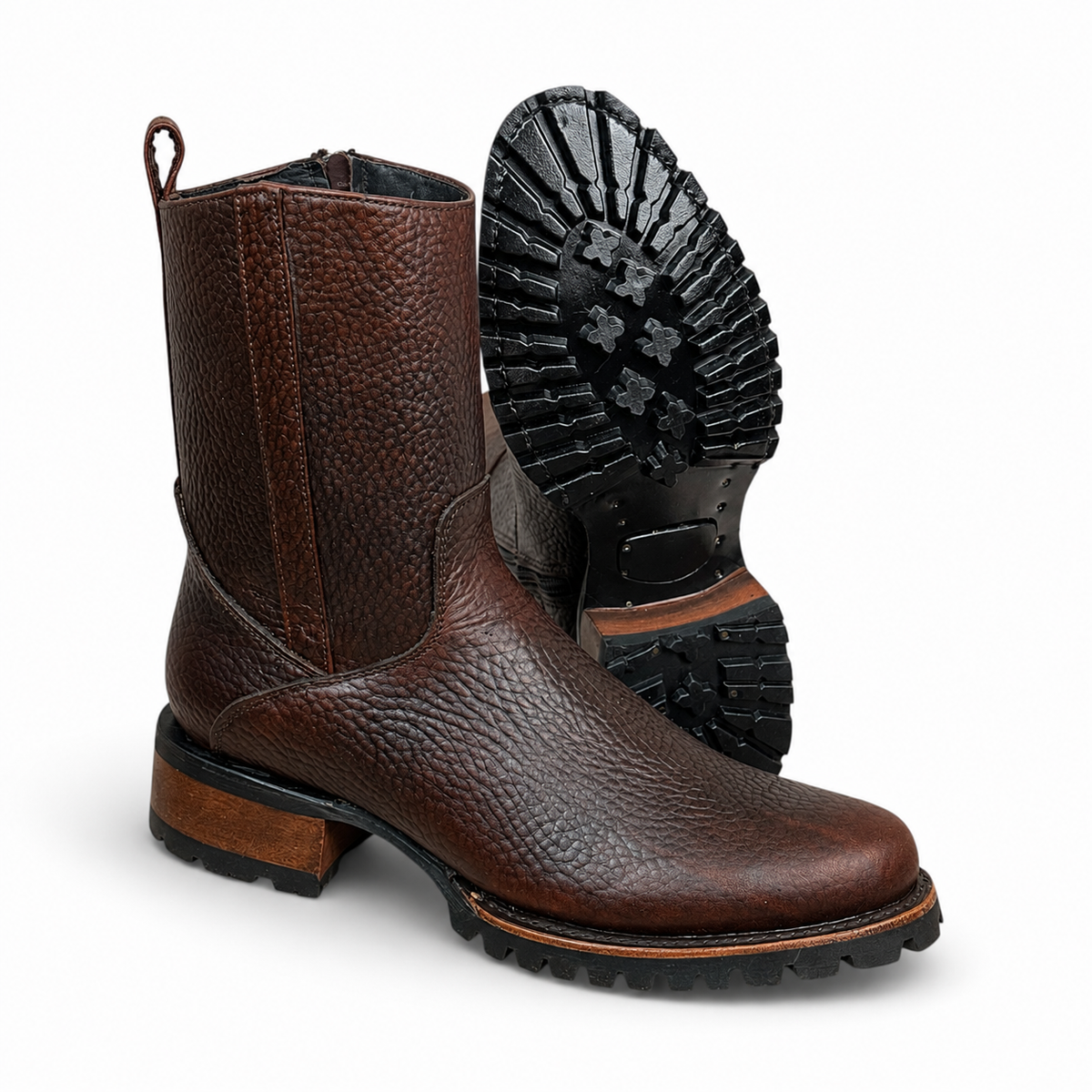 Bota Columbus  Graso en Piel Genuina Para Trabajo