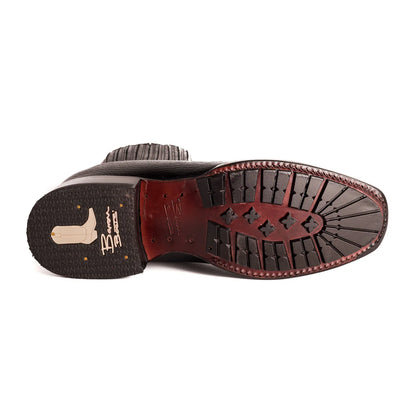 Botín Elegante Piel Venado Genuina | 704 Negro