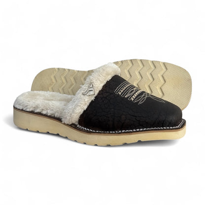 Pantufla Vaquera Piel de Toro Genuina RBP4