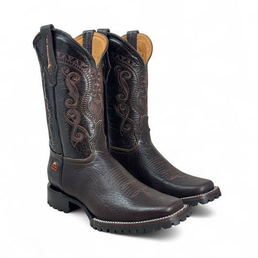 Rodeo Pro Piel Buffalo Americano Genuina