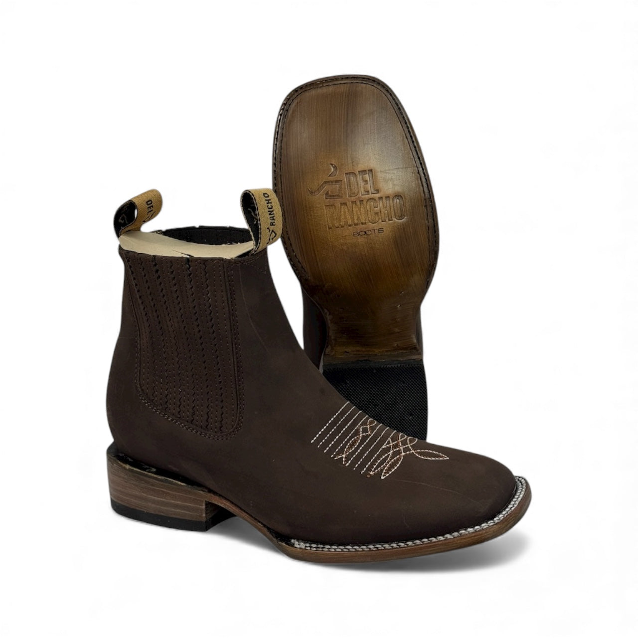Botin Vaquero En Piel Genuina SC  RB423