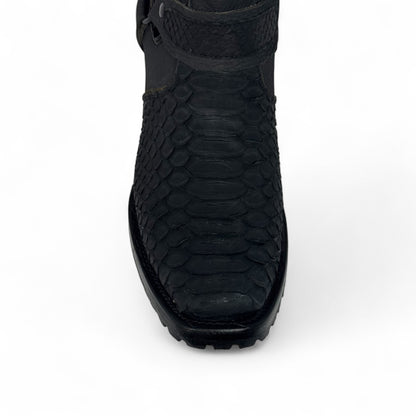 Botin Dubai Piel de Pitón Genuina estilo migue RB319