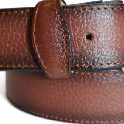 Cinturon piel de venado HC