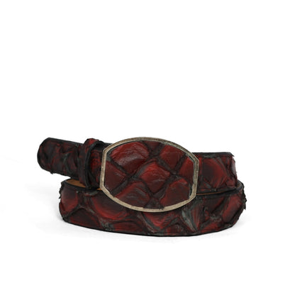 Cinturon piel de pescado blackcherrie HC