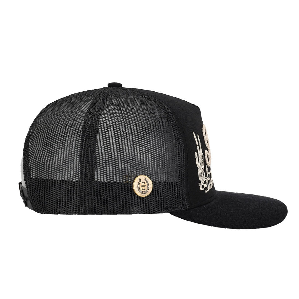 Gorra Stetson Auténtica Negra Clásica