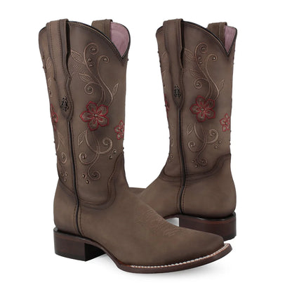 Bota Vaquera En Piel | ADORADA